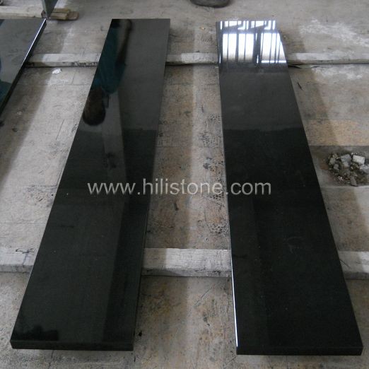 Shanxi Black Polished Countertop - Flat edge