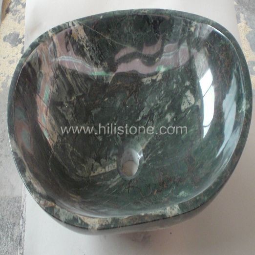 Dragon Jade Marble Polished Stone Sink