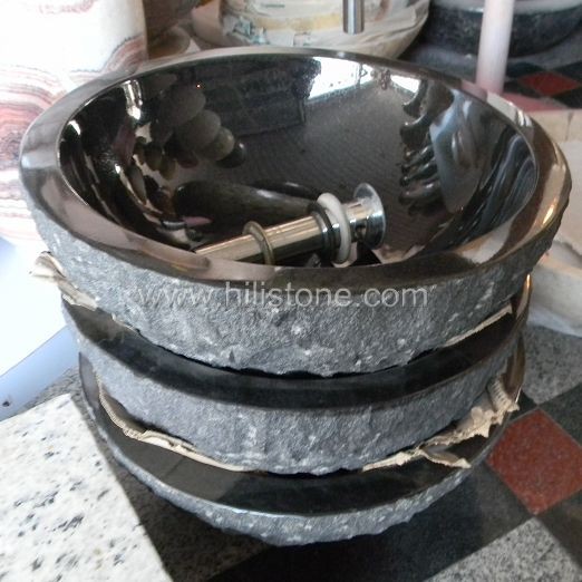 Shanxi Black Granite Polished Stone Sink