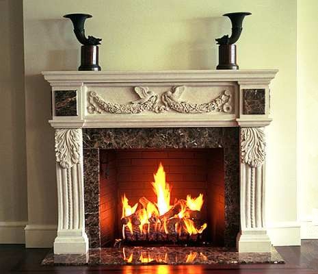 Fireplace mantel 15
