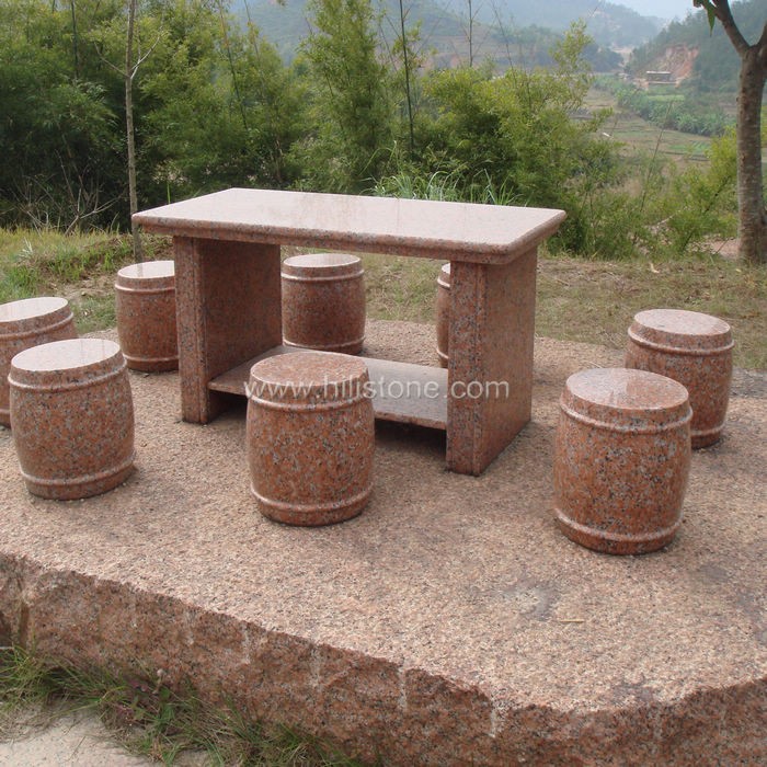 Stone furniture Table & Bench 28