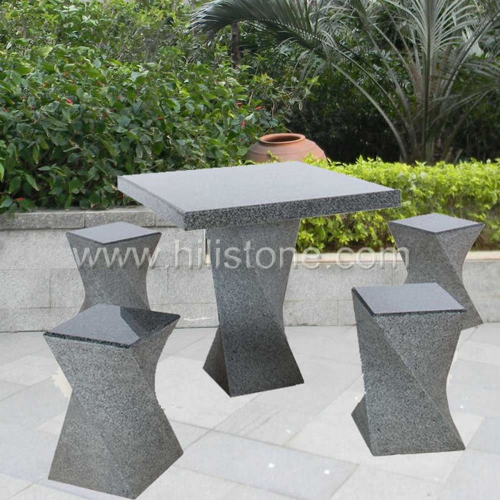 Stone furniture Table & Bench 4
