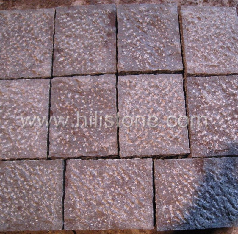 Stone Palisades Red Porphyry 20x16x10cm Pineappled