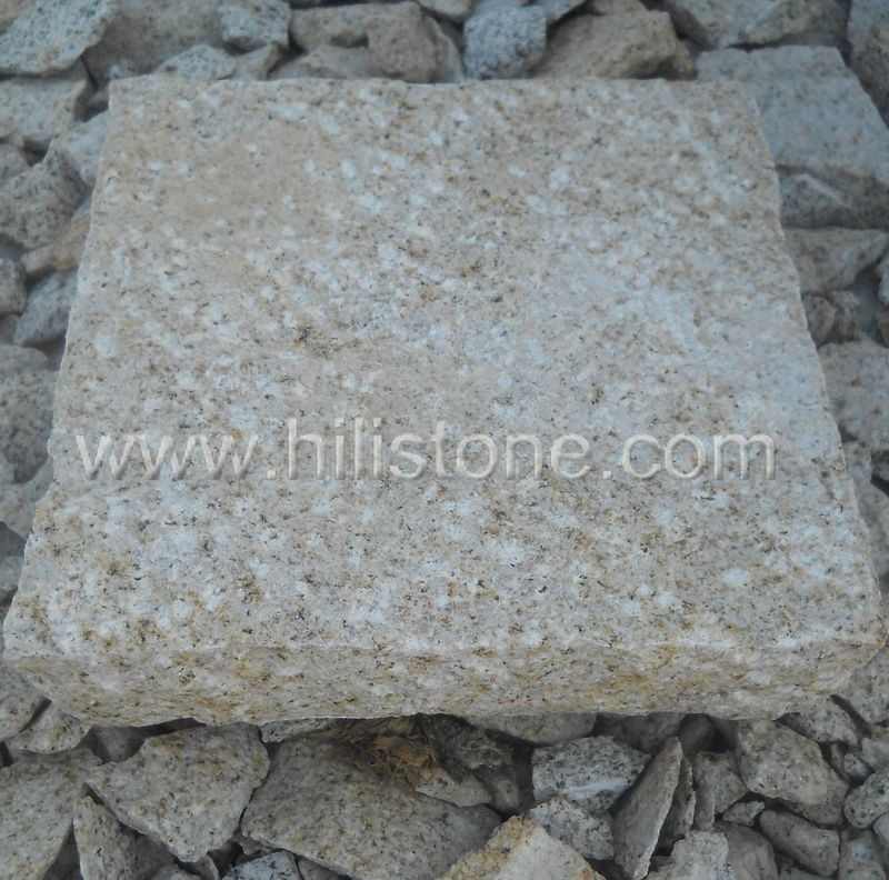 G682 Square Rough Bushhammered Stepping Stone
