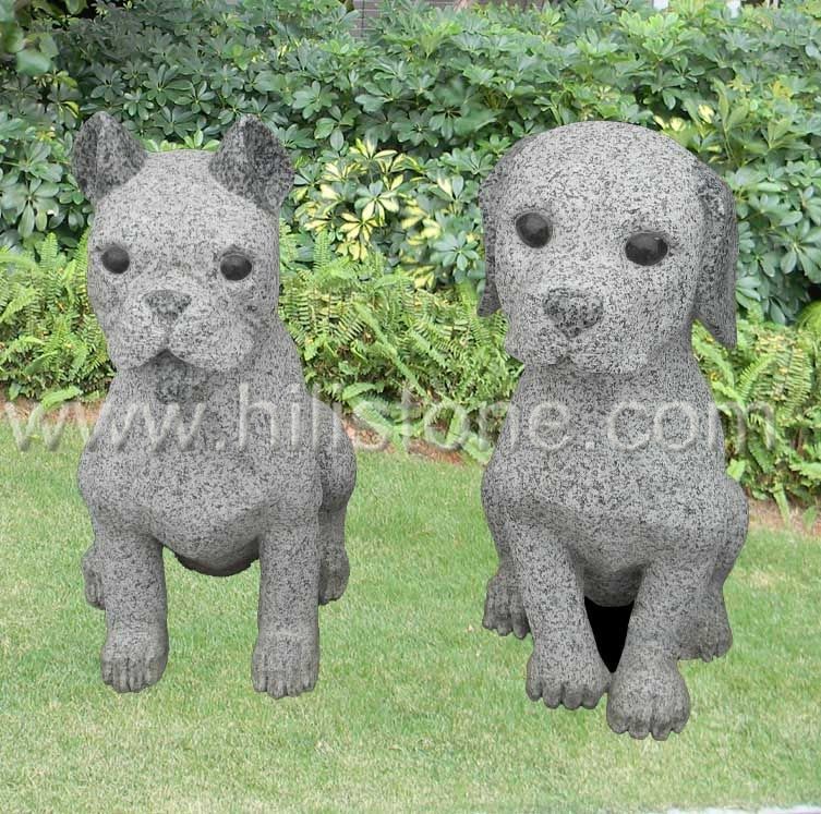 Stone Animal Sculpture Dog 10