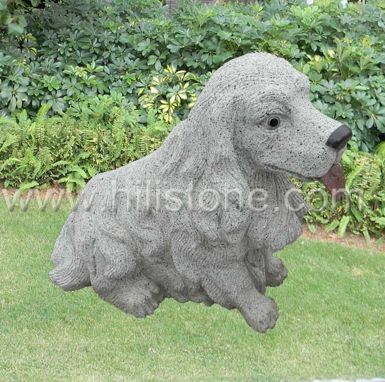 Stone Animal Sculpture Dog 2