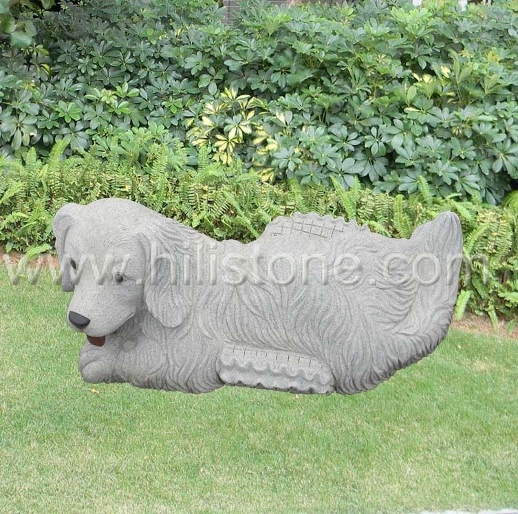 Stone Animal Sculpture Dog 5
