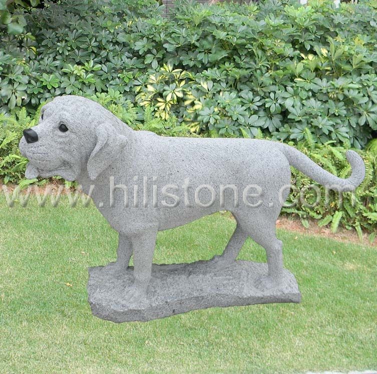 Stone Animal Sculpture Dog 9