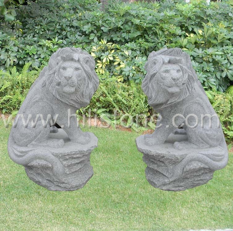 Stone Animal Sculpture Lion 2