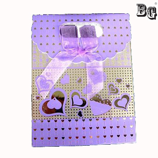 candy purple gift bags